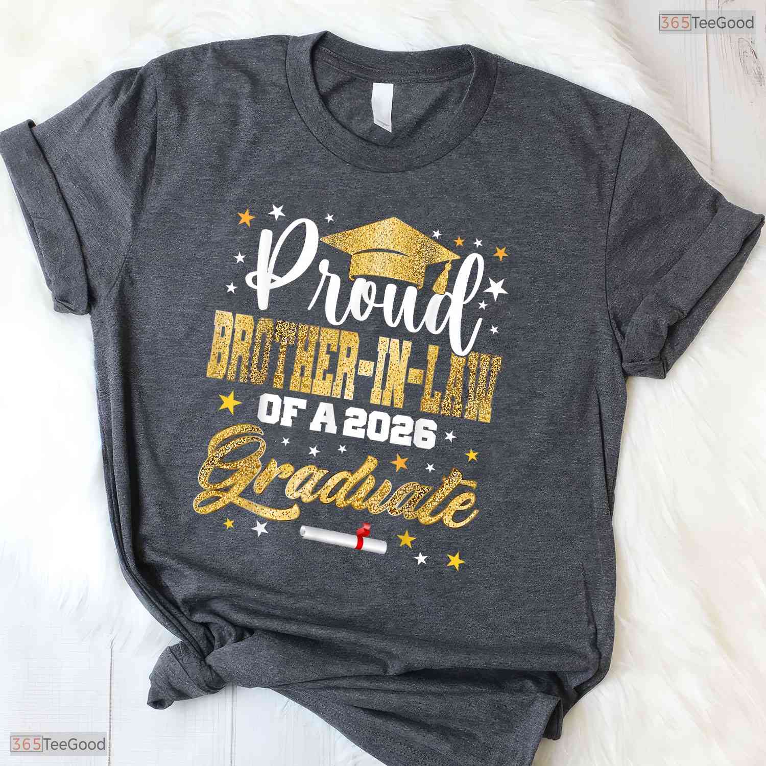 Proud Brother In Law Of A 2026 Graduate University Commencement Party Shirt