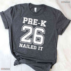 Pre K Grad 2026 Nailed It Cute Preschool Graduation Moving Up Ceremony Shirt