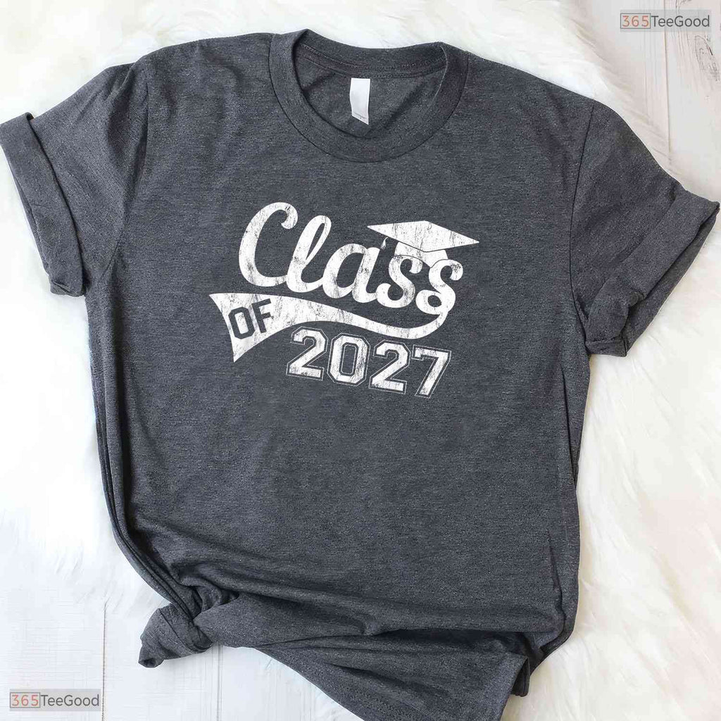 Class Of 2027 Graduation High School Senior First Day Of School T-Shirt