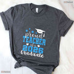 Super Proud Teacher Of A 2026 Graduate High School Senior Support T-Shirt
