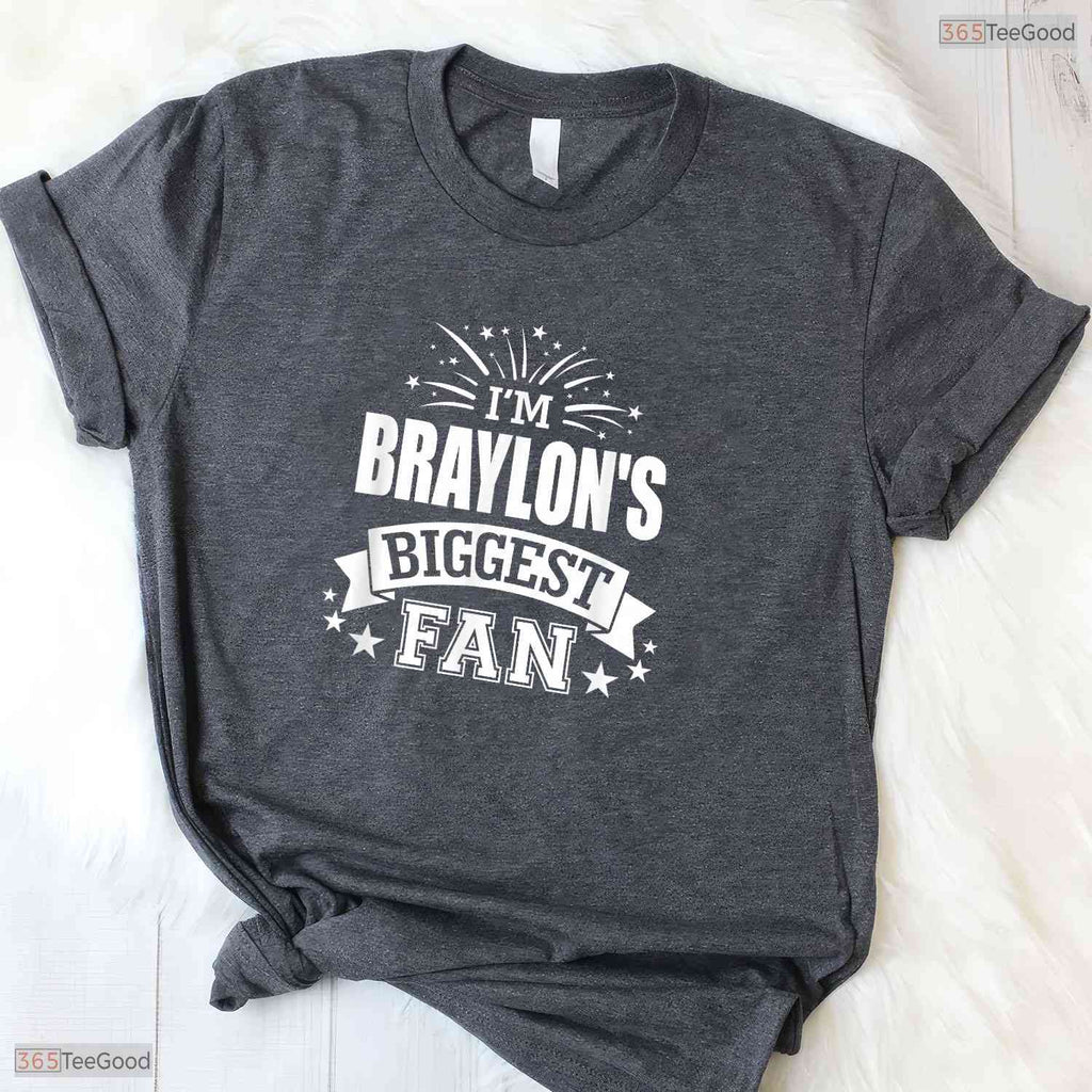 Custom Personalized Name Sports Fan High School Graduation Party T-Shirt