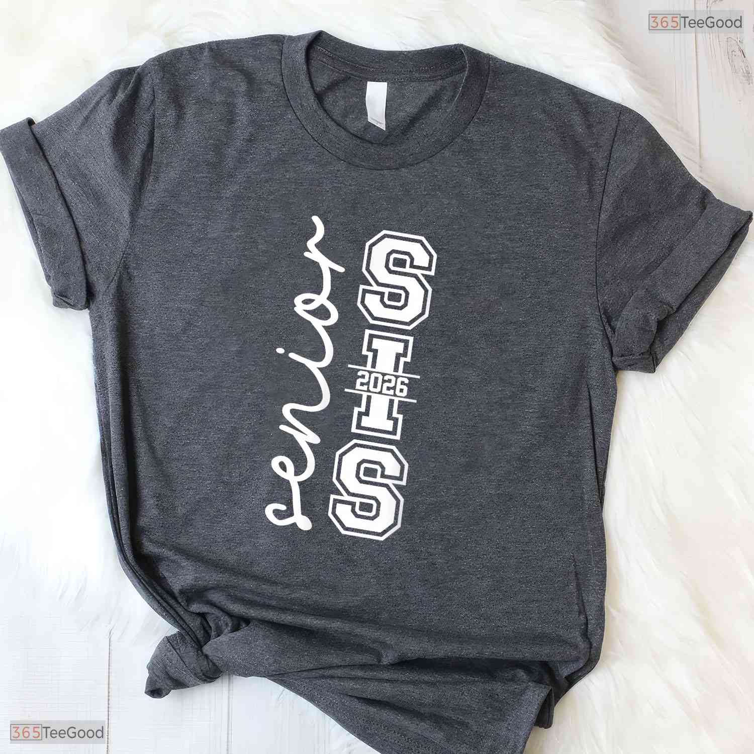 Proud Sister Of A Class Of 2026 Graduate High School Senior Commemorative T-Shirt