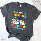 Cute So Long Preschool Graduation Graduate Teacher Kid Boy And Girl Matching T-Shirt