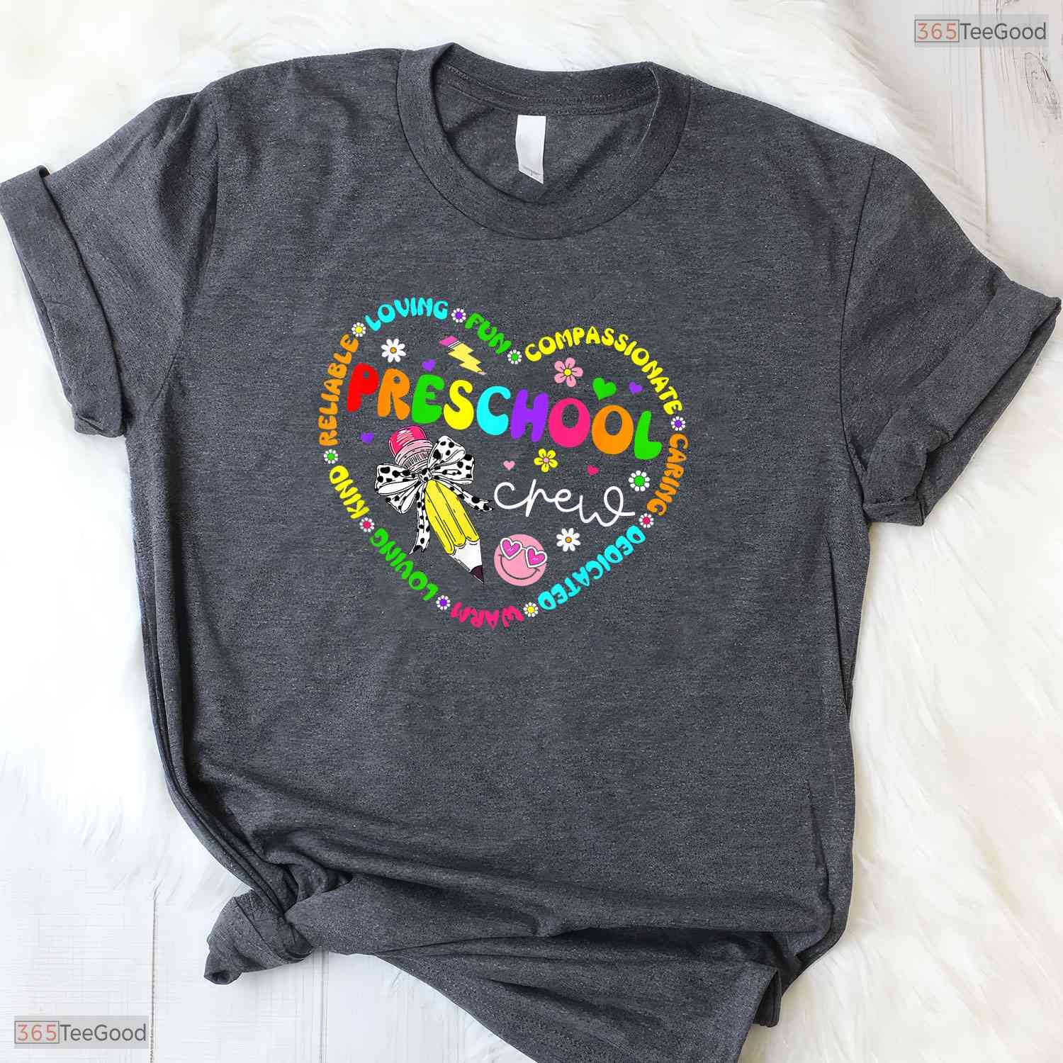 Preschool Crew Back To School Pre K Teacher Student Graduation Moving Up Shirt