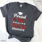 Proud Mimi Of A Class Of 2026 Graduate High School Senior Commemorative Family Shirt