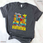 Fun Goodbye Kindergarten First Summer Graduation Last Day Of School Boys T-Shirt