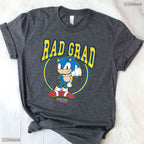 Awesome Fast Blue Gamer Character Rad Grad Thumbs Up Graduation Boys T-Shirt