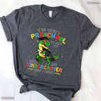 Cool So Long Preschool Graduation Class Of 2025 Dinosaur Kids Boy T-Shirt