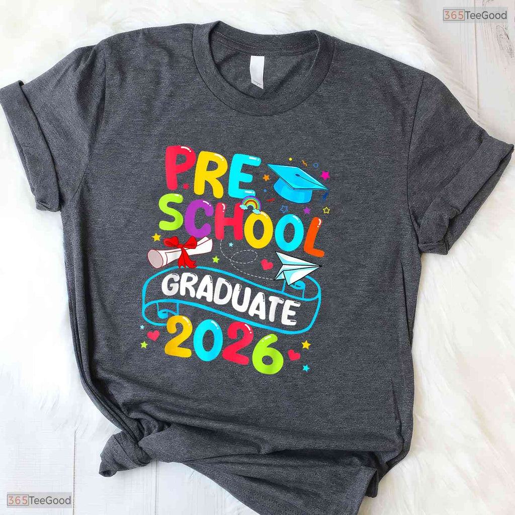 Hilarious Preschool Graduate 2026 Pre-K Grad Funny School Graduation T-Shirt