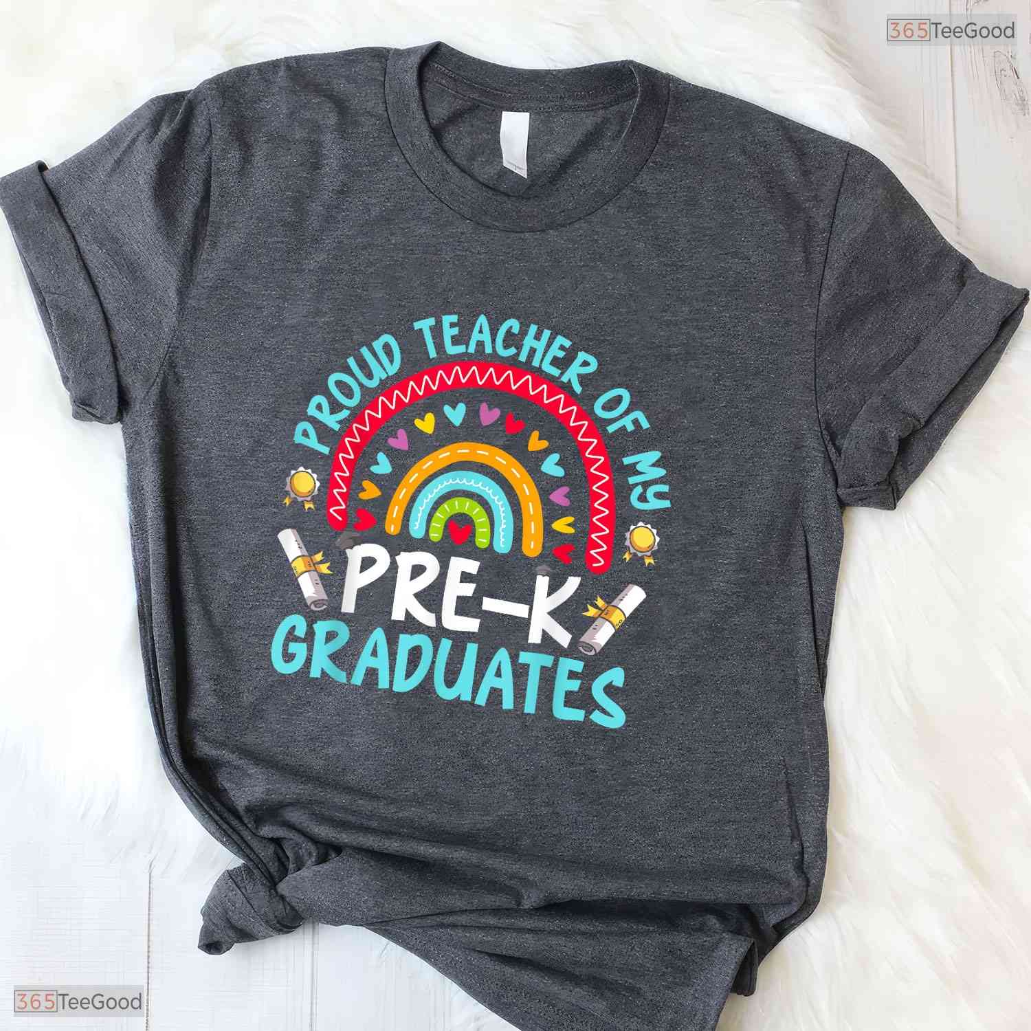 Loving Proud Teacher Of My Pre-K Graduates Last Day Of School Party T-Shirt