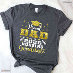 Supportive Proud Dad Class Of 2026 Nursing Graduate Nurse Ceremony T-Shirt