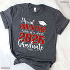 Loving Proud Godmother Of A Class Of 2026 Graduate Senior Ceremony T-Shirt