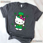 Hello Kitty Leprechaun Suit St Patricks Day T-Shirt Cute Sanrio Irish Green