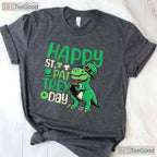 Happy St Pat Rex Day Dinosaur St Patricks Day T-Shirt T-Rex Boys Toddler