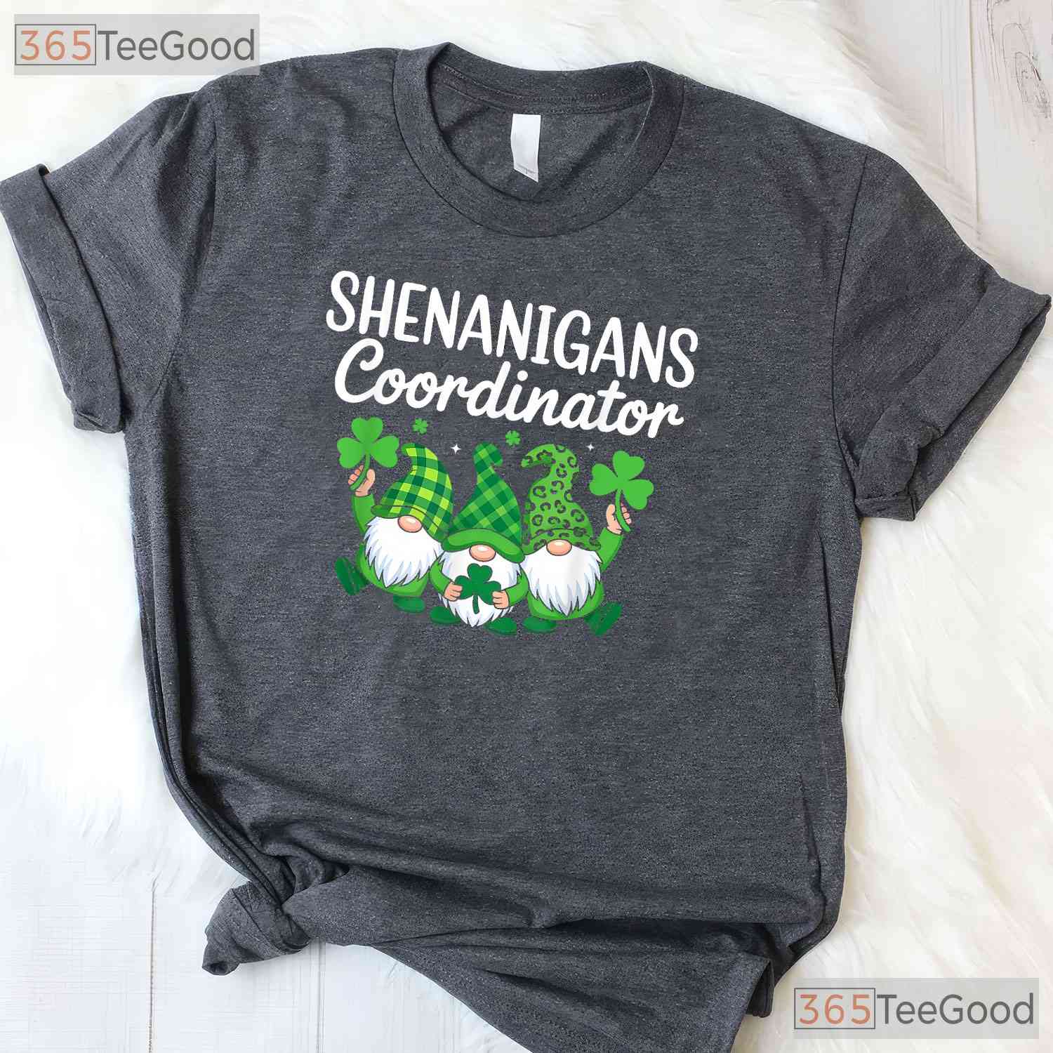 Shenanigans Coordinator Gnome St Patricks Day T-Shirt Funny Group Squad