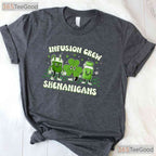 Infusion Nurse Crew Shenanigans St Patricks Day T-Shirt IV Therapy Team Tee