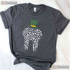 Dentist Tooth Saint Pattys St Patricks Day T-Shirt Dental Squad Hygiene Tee