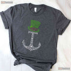 Leprechaun Anchor Cruise Squad St Patricks Day T-Shirt Family Travel Tee