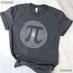 Pi Symbol T-Shirt 3 - 14 Number Math Science Teacher Student Geek Gift Top