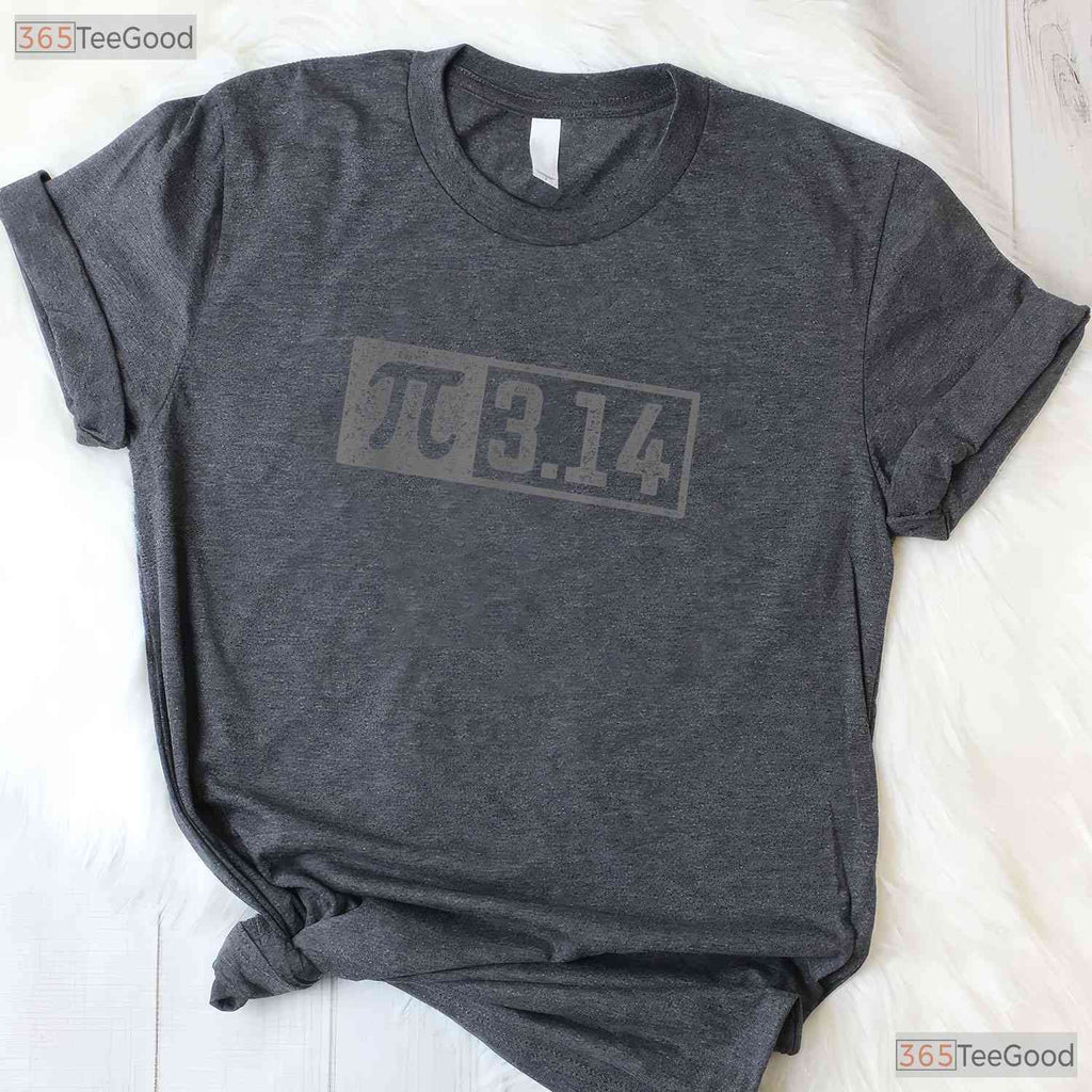 Vintage Pi Shirt for Teacher 3 - 14 Digits Happy Pi Day Retro Style Tee