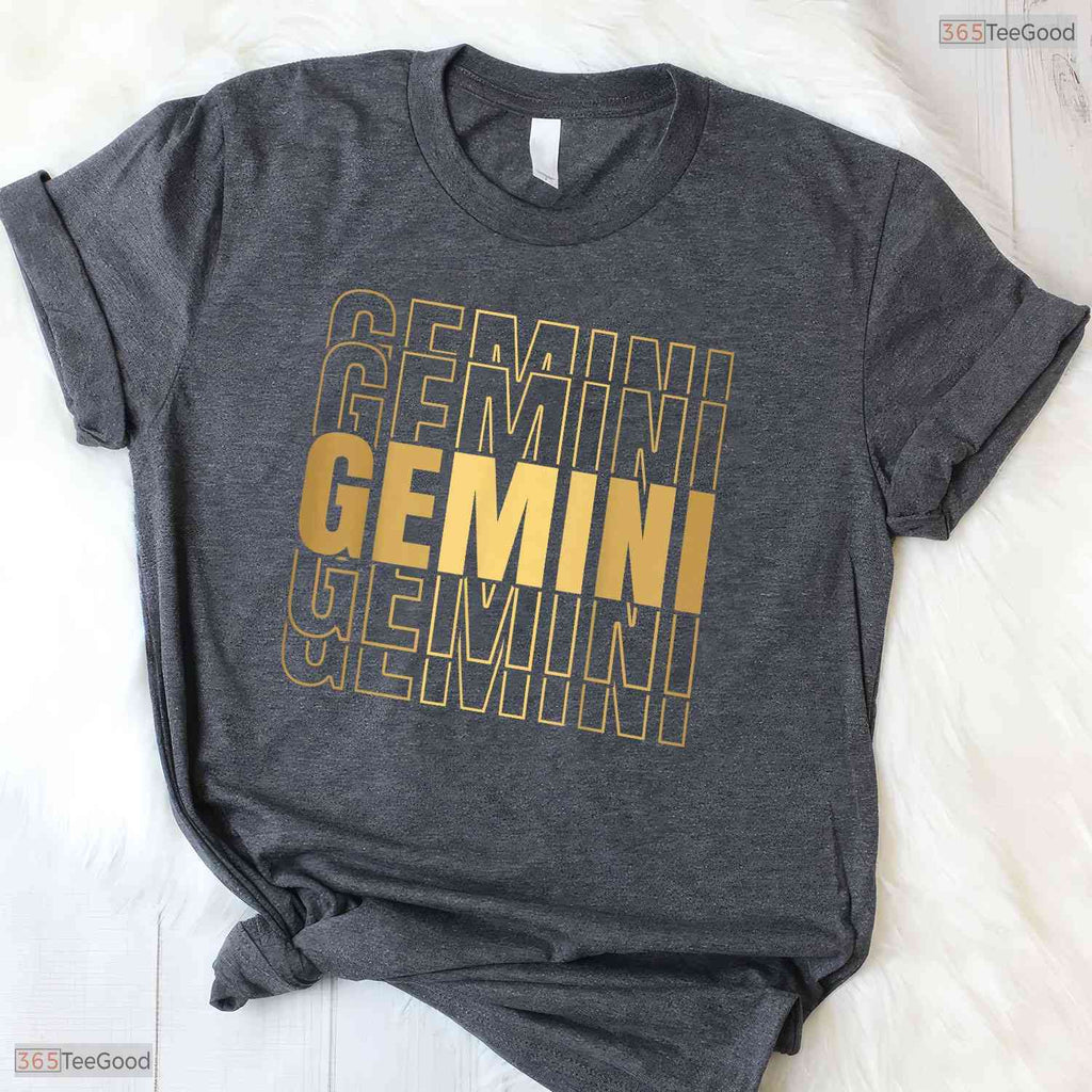 Funny Gemini Zodiac Sign Lover Women T-Shirt- Unique May Birthday Shirt Gift