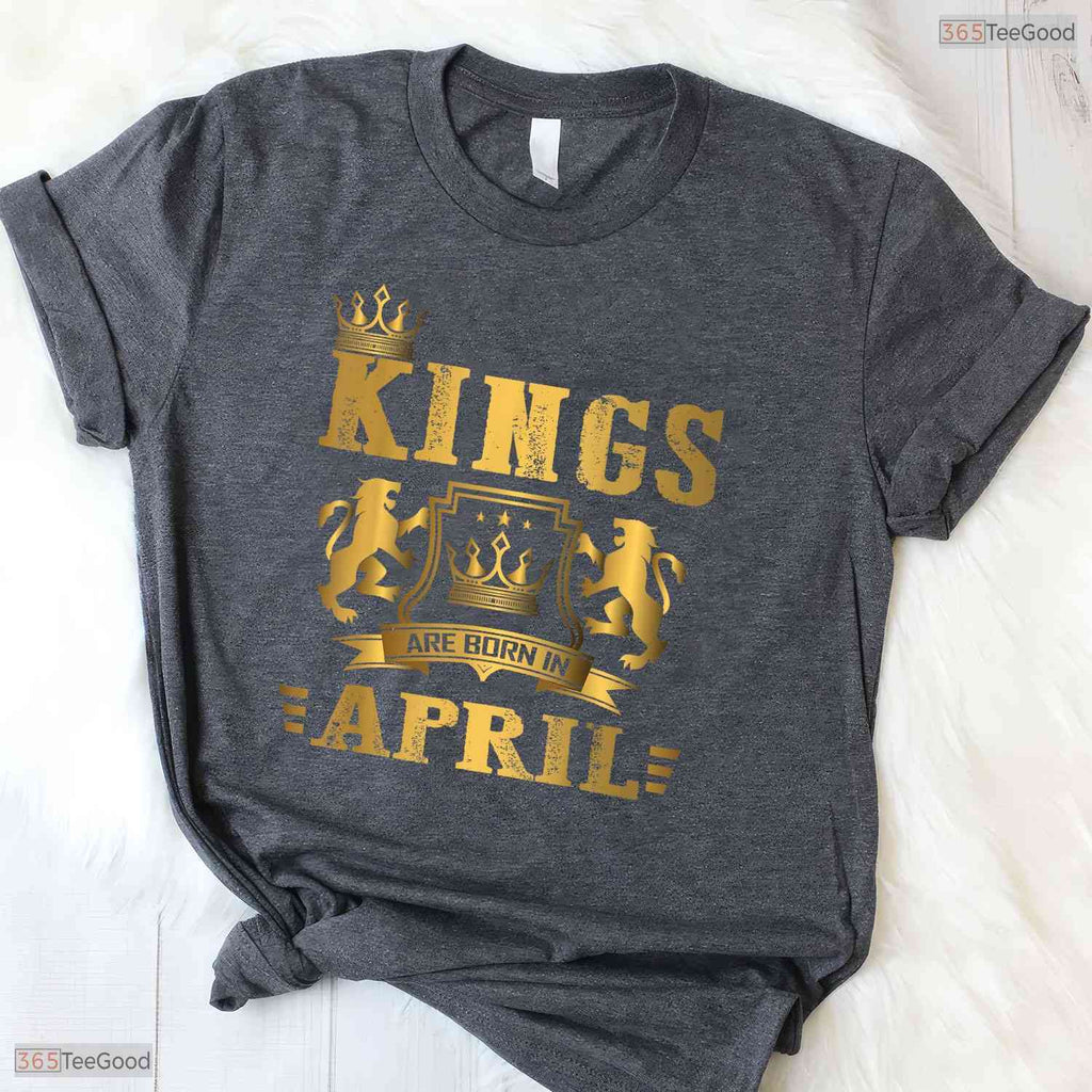 Awesome Kings Are Born In May Birthday Gift T-Shirt Best Celebration For Men