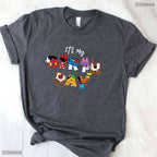 Magical Theme It's My May Birthday Castle And Friends Cute Celebration T-Shirt