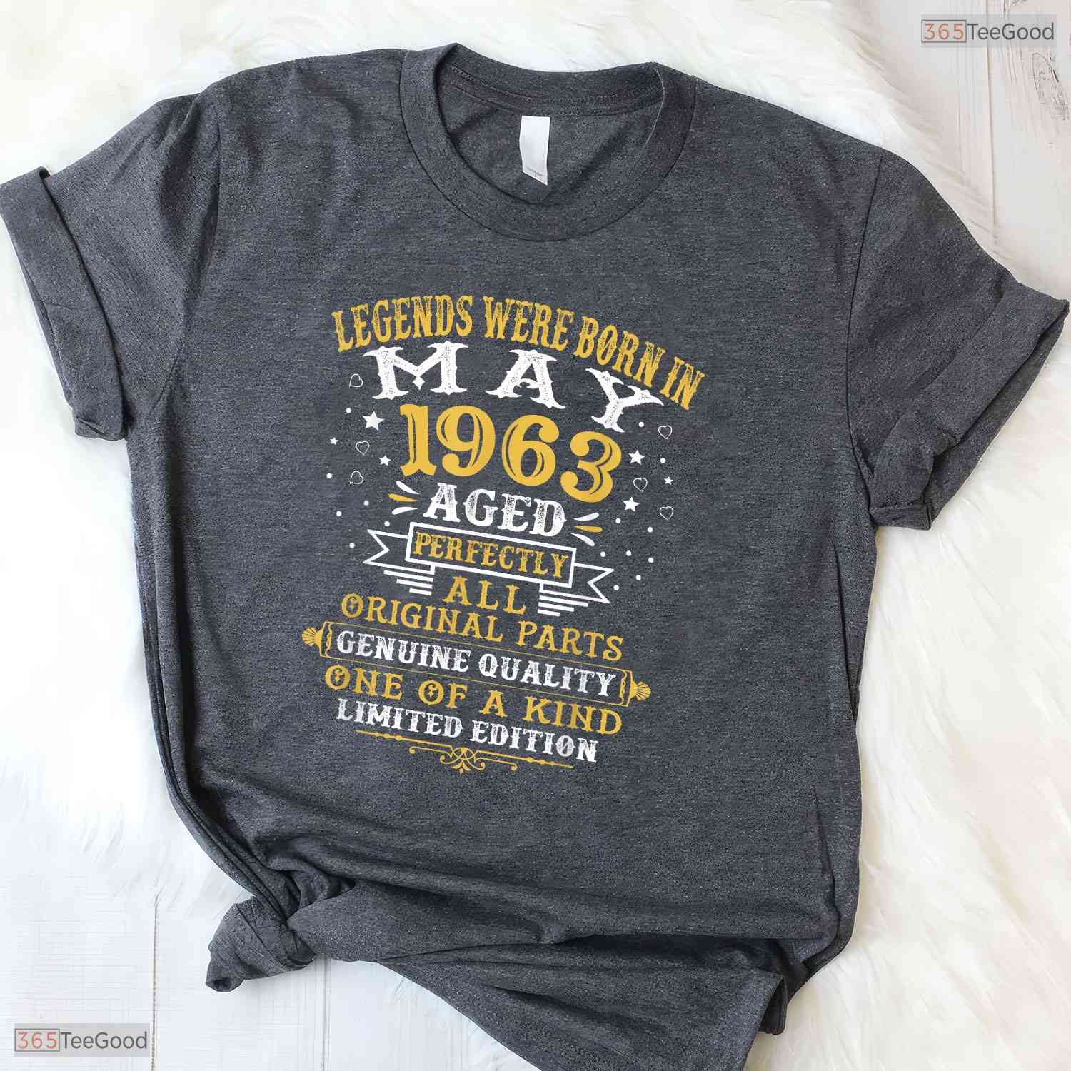 Retro Legends Were Born In May 1963 63 Years Old 63rd Birthday Classic T-Shirt