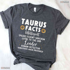 Funny Taurus Facts Intelligent Sarcasm Zodiac May Birthday Gift Shirt For Men