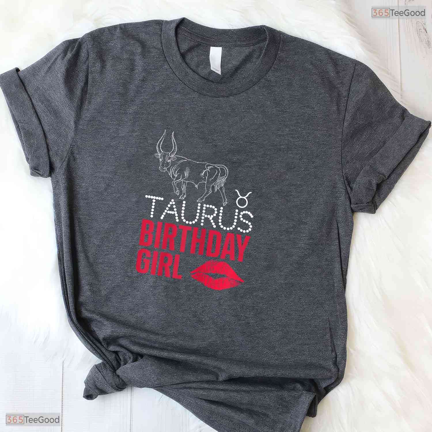 Beautiful Taurus Birthday Girl Zodiac Sign May Birthday Celebration T-Shirt