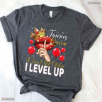 Taurus Queen I Level Up Gamer T-Shirt Awesome May Birthday Celebration Shirt