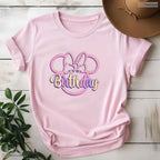 Retro Mouse Ears It Is My Birthday T-Shirt Cute May Birthday Shirt For Girls