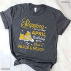 Stepping Into My May Birthday High Heels T-Shirt Best May Birthday Apparel