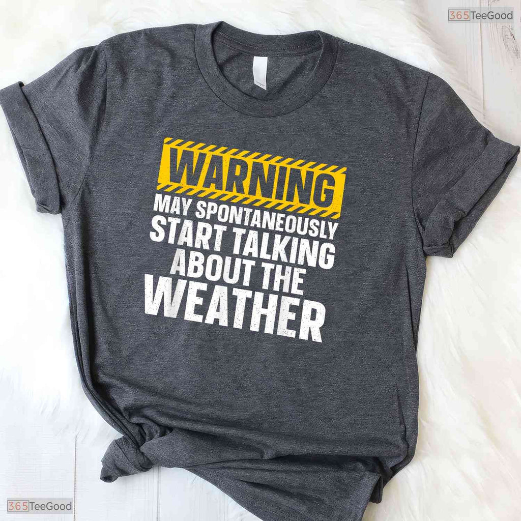 Weather Forecast Meteorology Art T-Shirt Awesome May Birthday Gift For Men
