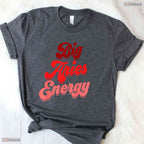 Big Gemini Energy Zodiac Horoscope Astrology T-Shirt Cute May Birthday Shirt
