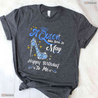 Happy Birthday To Me High Heel T-Shirt- Queen Born In May Birthday Shirt