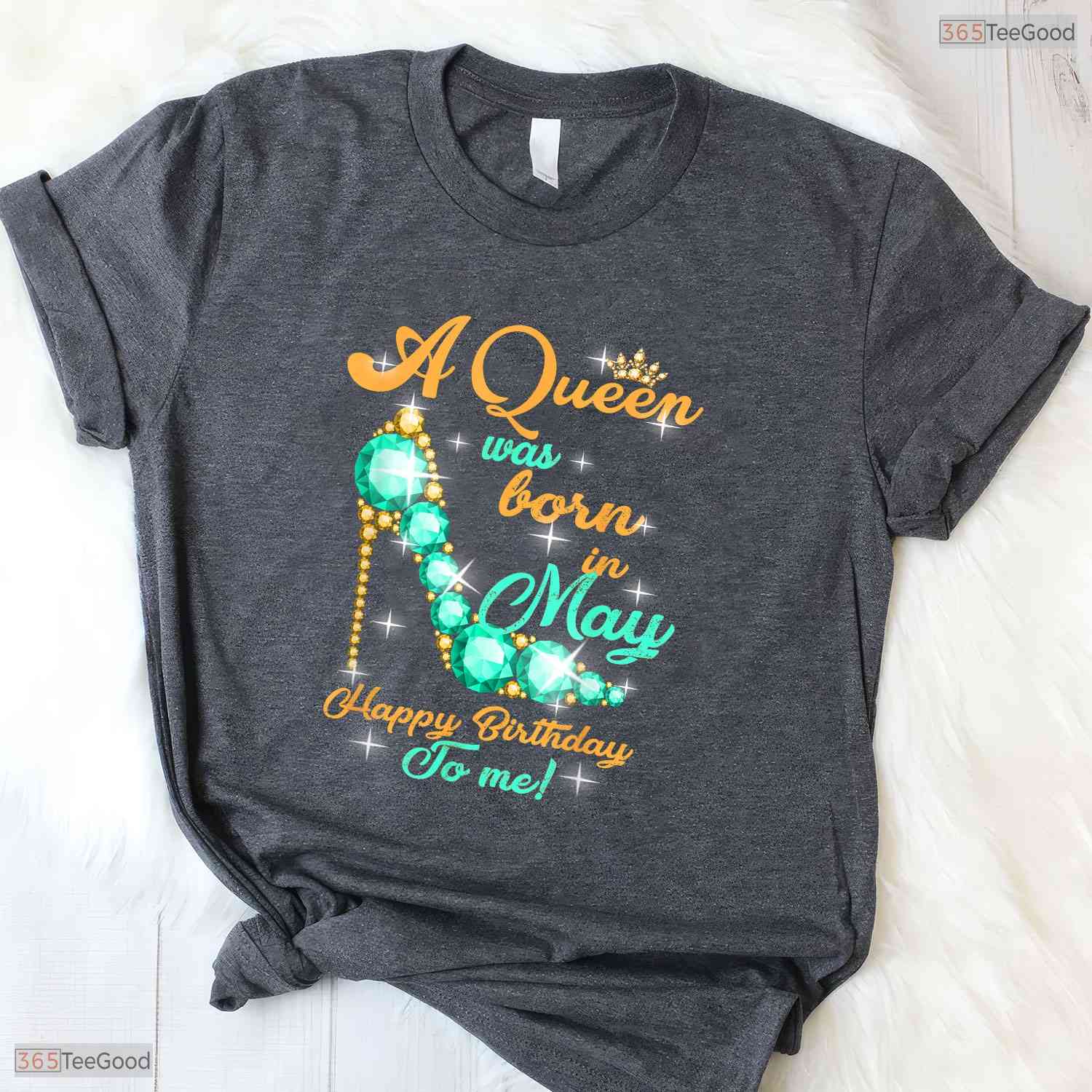 Happy Birthday To Me May Queen T-Shirt- Unique May Birthday Celebration Shirt