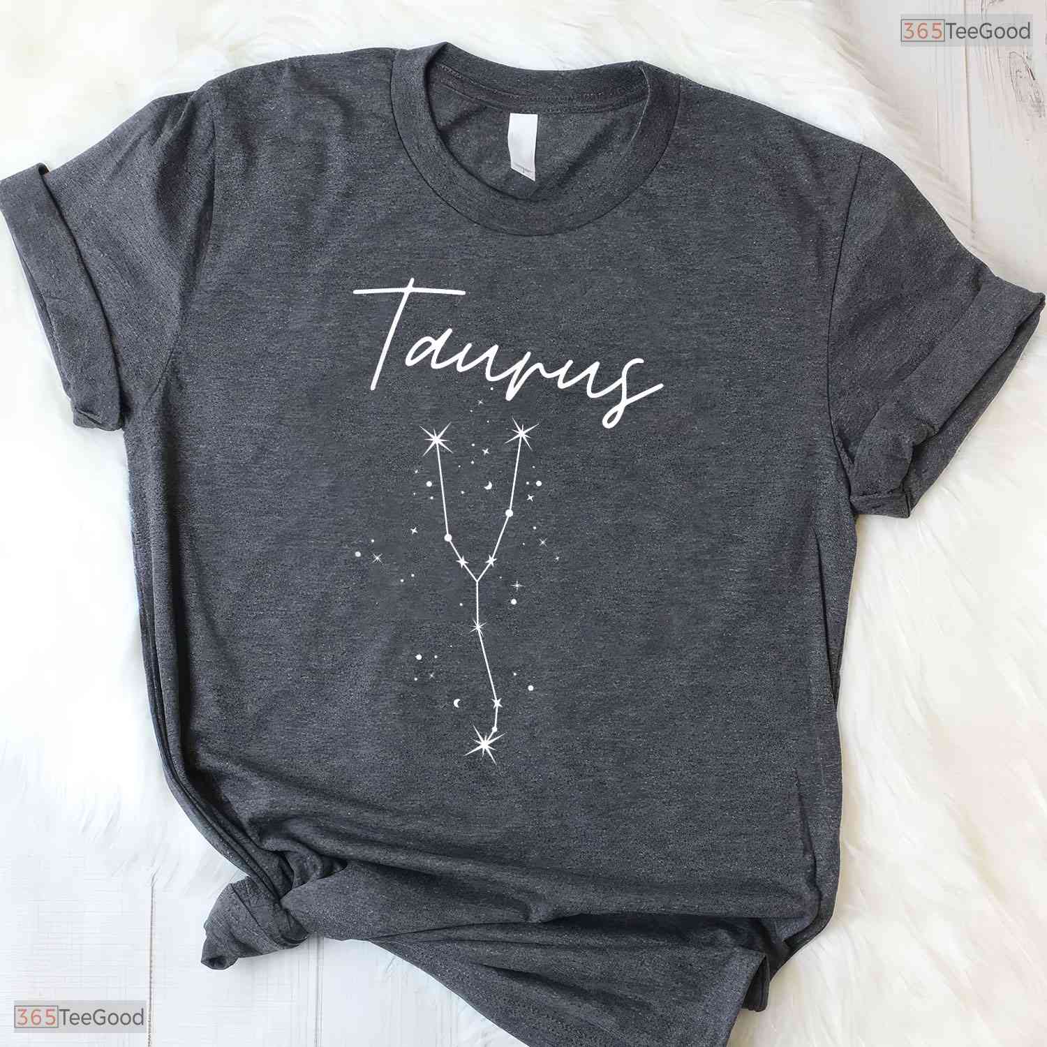 Taurus Zodiac Sign Horoscope T-Shirt- Unique May Birthday Shirt For Adults