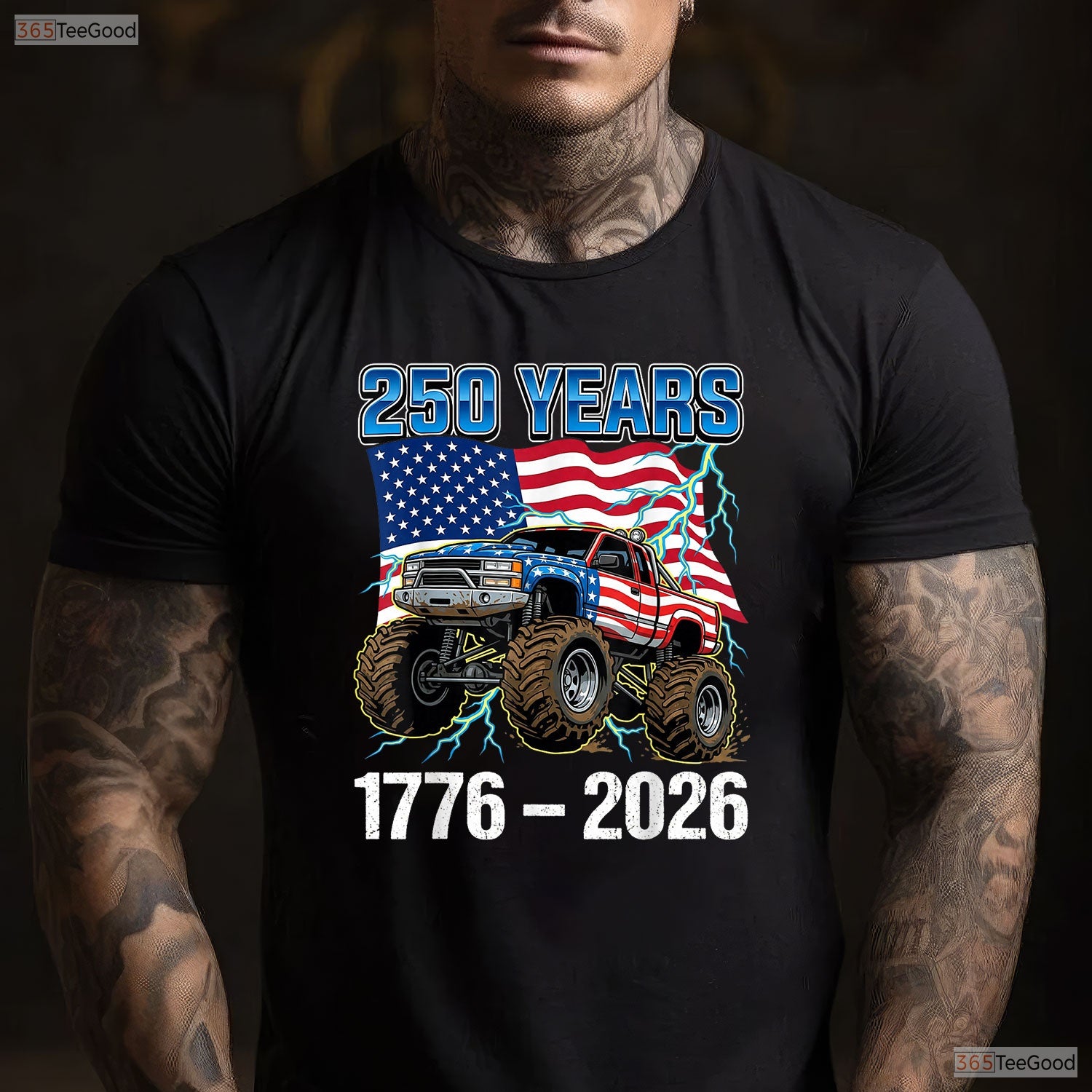 250 Years American 1776 2026 4th of July Valentine T-Shirt Marlin Fishing