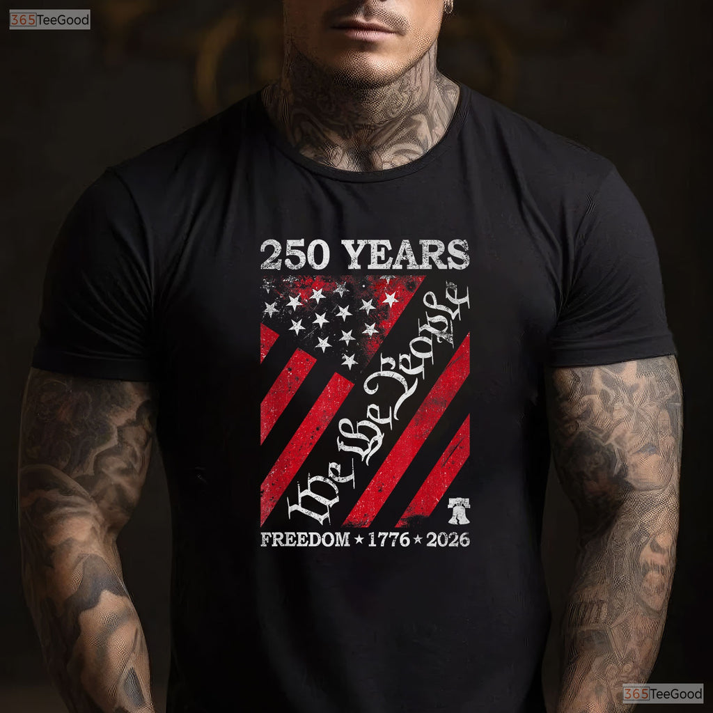 250th Anniversary USA 1776 2026 Vintage Valentine T-Shirt Deep Sea Fishing