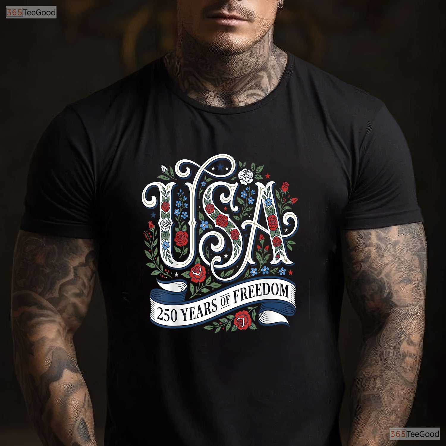 Patriotic 250th Anniversary USA Valentine Shirt For Women Saltwater Fishing