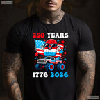 Kids 250th Anniversary USA 4th of July Valentine T-Shirt Inshore Fishing Clothing