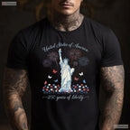 United States 250th Anniversary Valentine T-Shirt Fly Tying Accessories Men