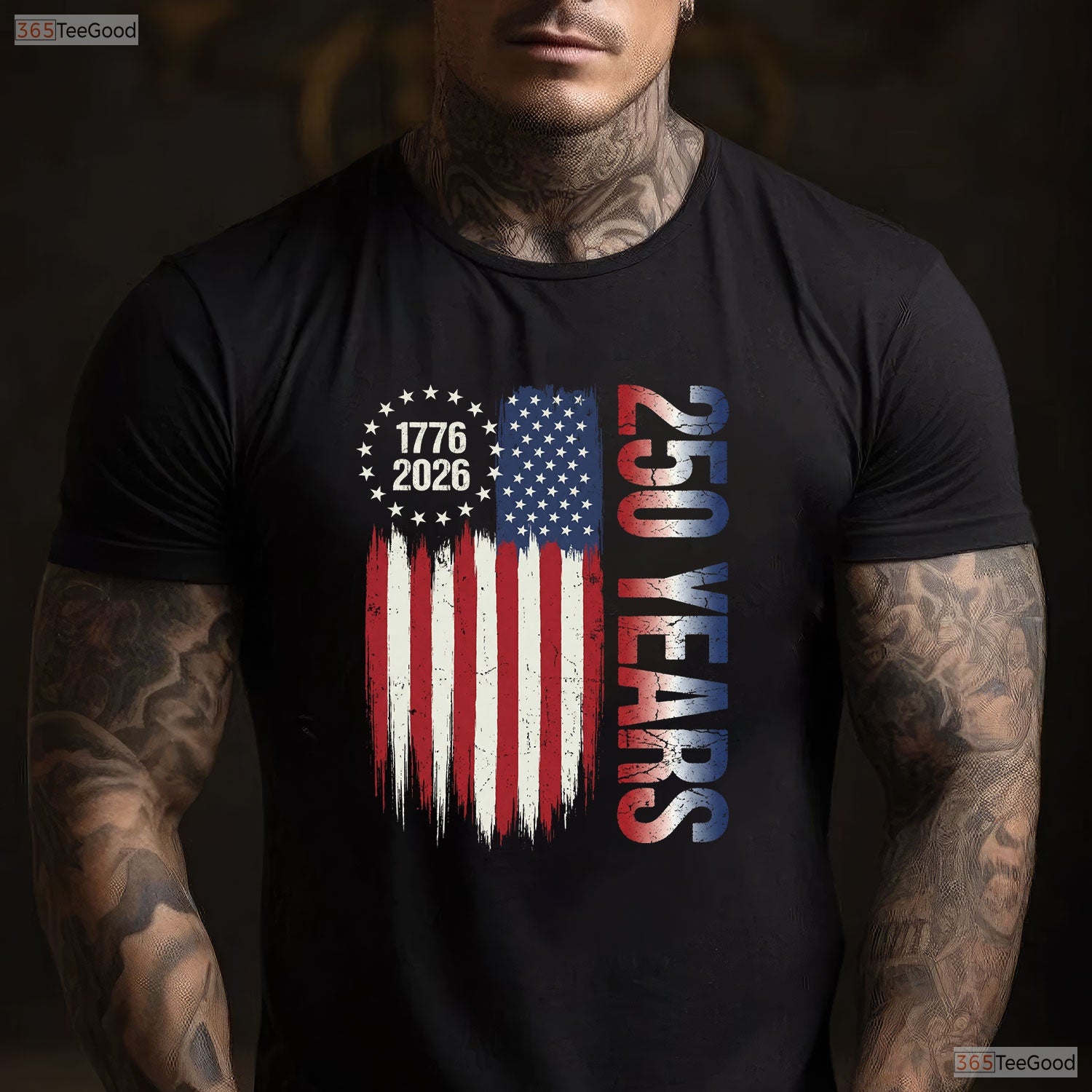 250 Years America Independence Freedom Valentine T-Shirt Fly Fishing Accessories