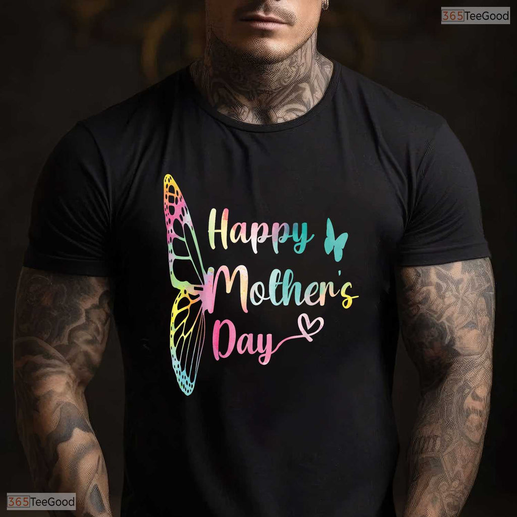 Mama Happy Mothers Day Shirt Best Mom Gifts For Women Cute Graphic T-Shirt