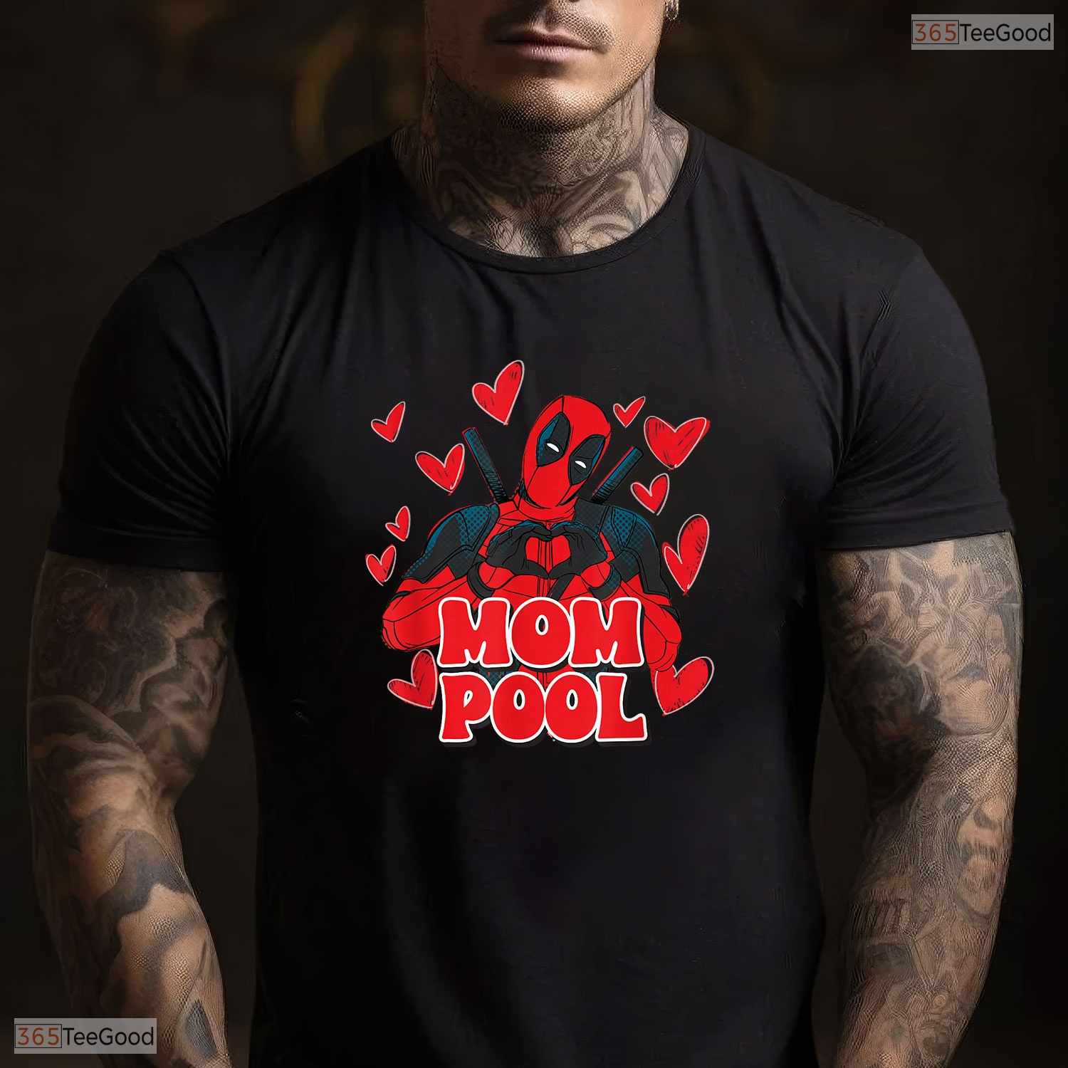 Funny Superhero Mom Pool Sarcastic Comic Style Mothers Day T-Shirt Gift Idea