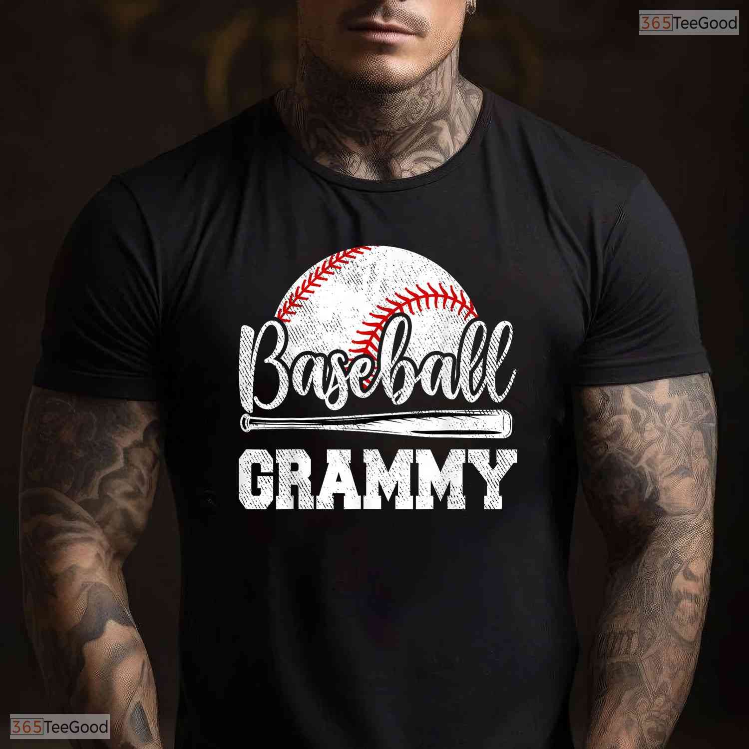 Baseball Grammy Game Day Shirt Cute Grandmother Mothers Day T-Shirt Present
