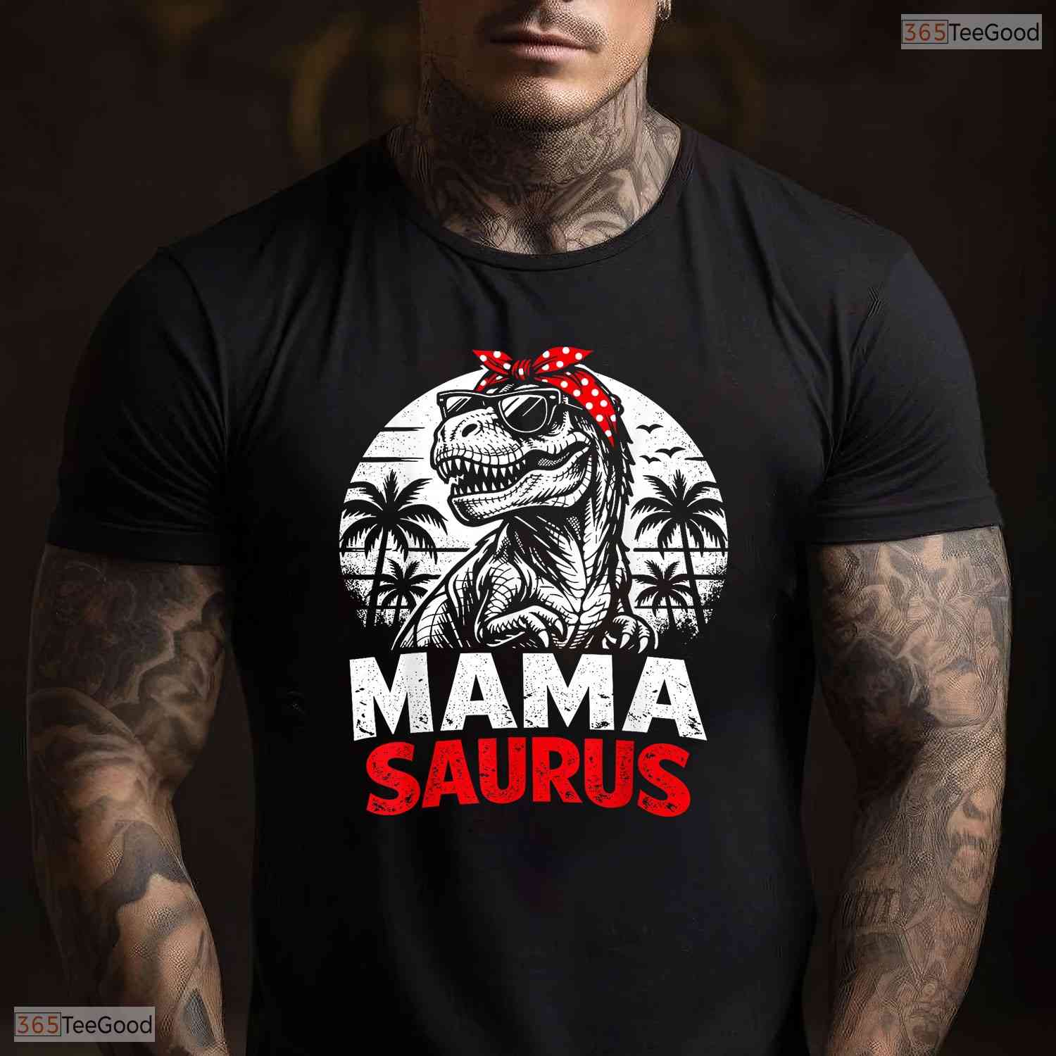 Mamasaurus T-Rex Dinosaur Funny Mama Saurus Mothers Day T-Shirt Presents