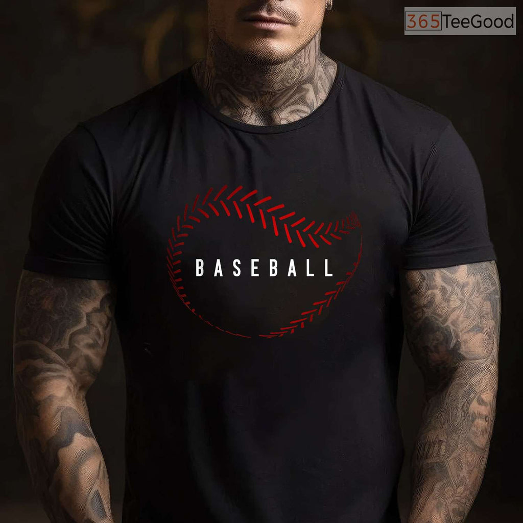 Cool Baseball T-Shirt For Men Boys Vintage Sports Graphic Game Day Apparel
