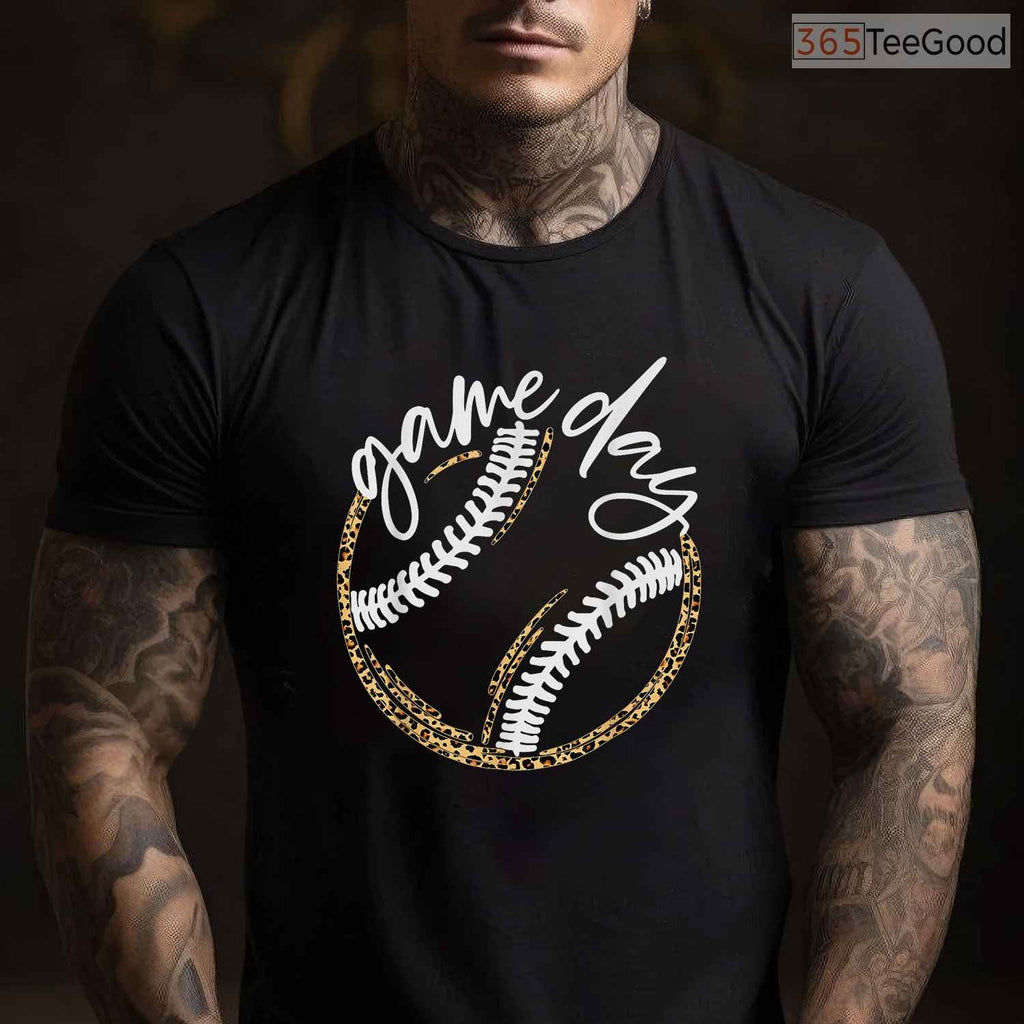 Game Day Baseball Life Softball Life T-Shirt For Mom Women Fan Supporter Tee